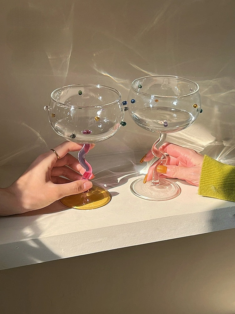 Jewel Wine Glass