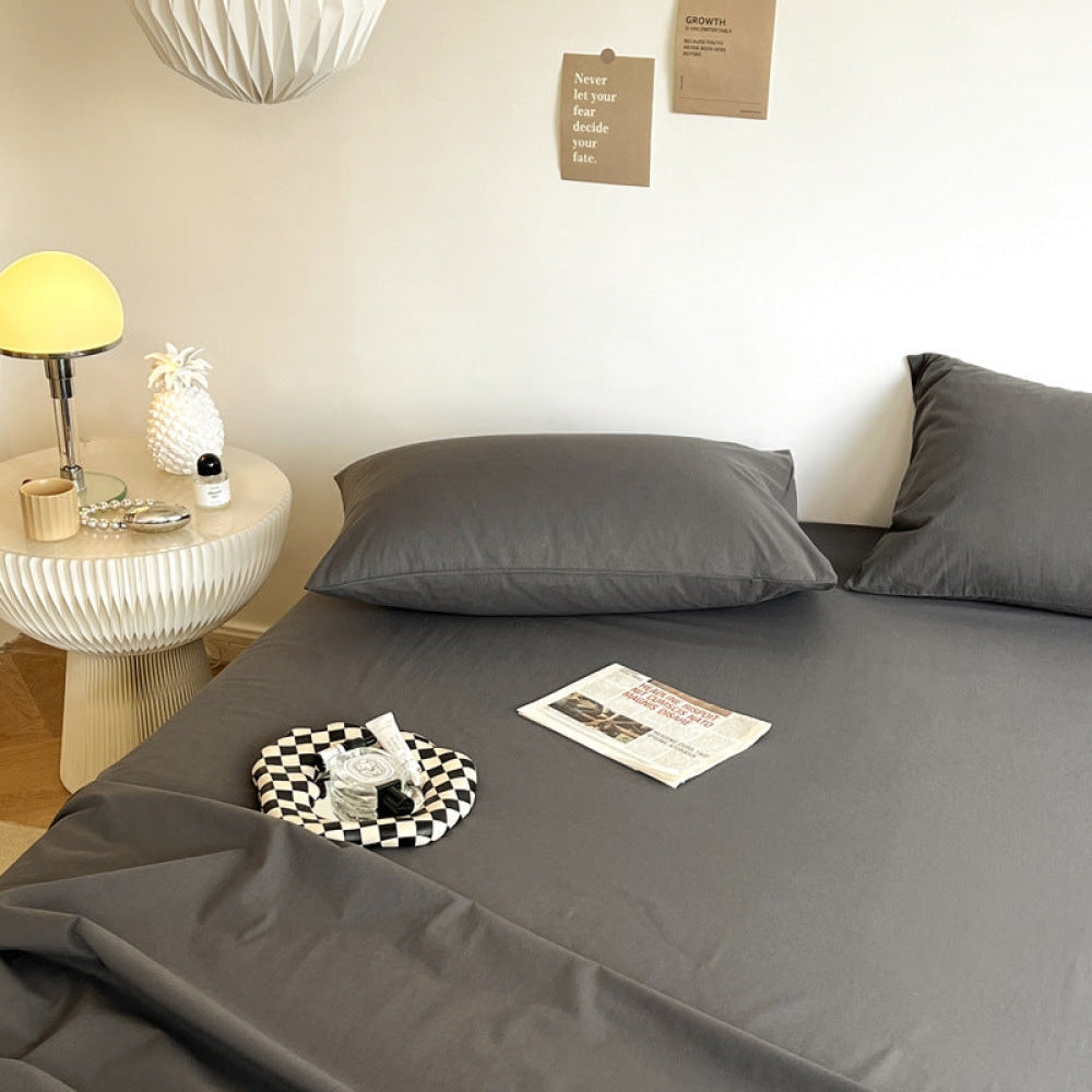 Washed Cotton Bed Sheets (12 Colors)