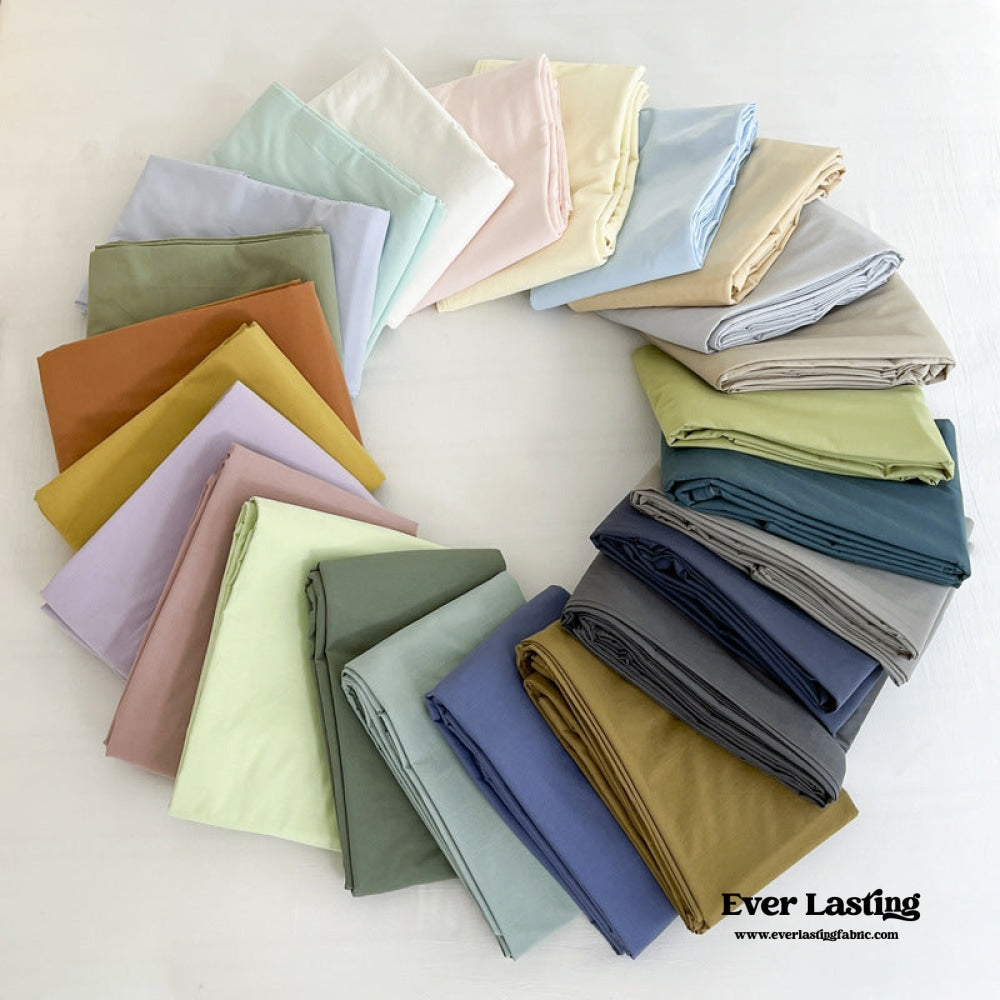 Washed Cotton Bed Sheets (12 Colors)