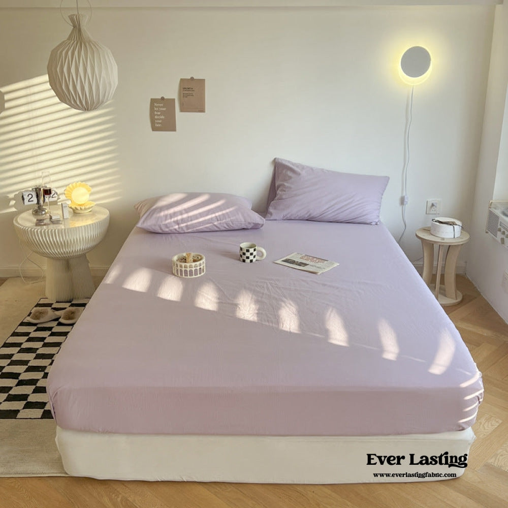 Washed Cotton Bed Sheets (12 Colors)
