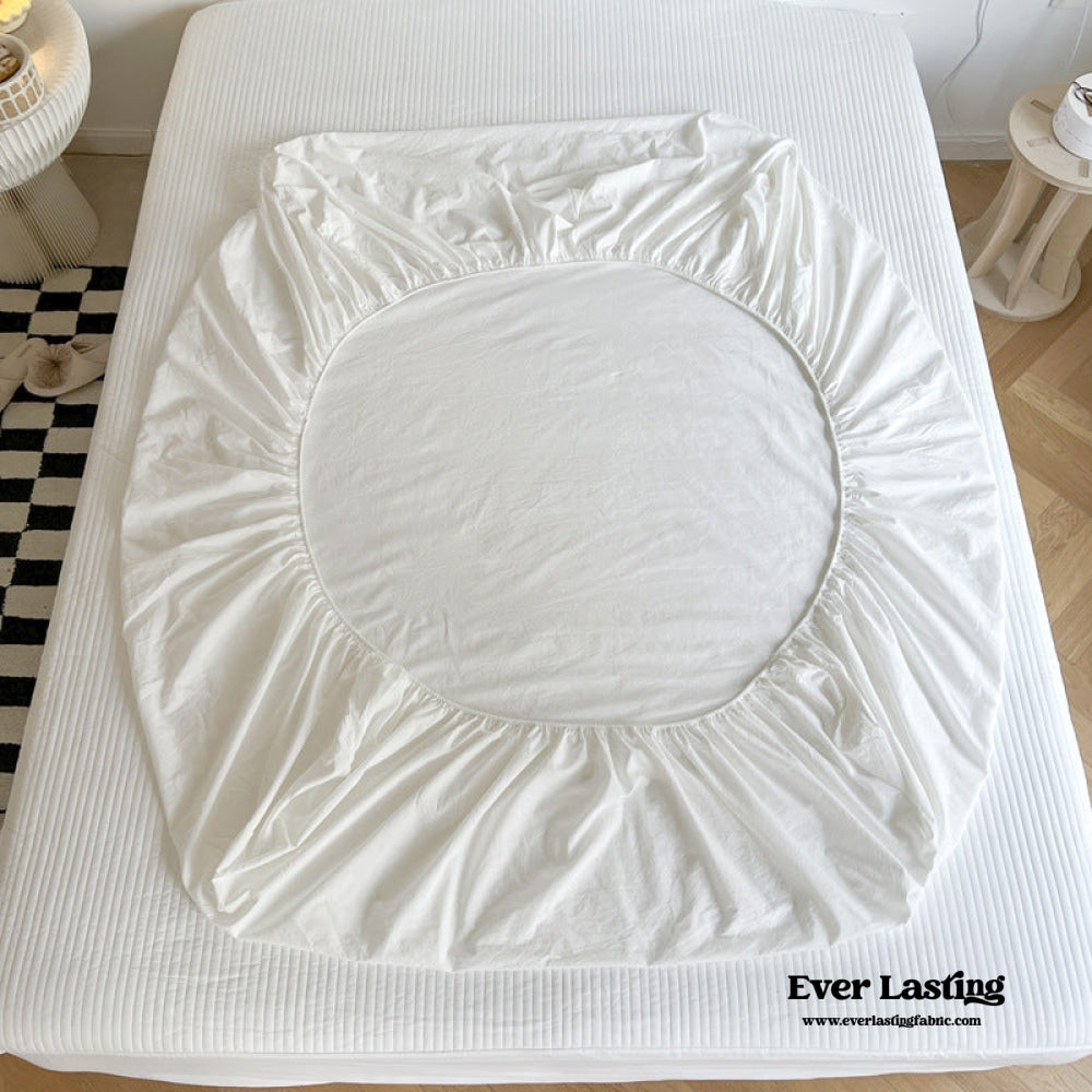 Washed Cotton Bed Sheets (12 Colors)