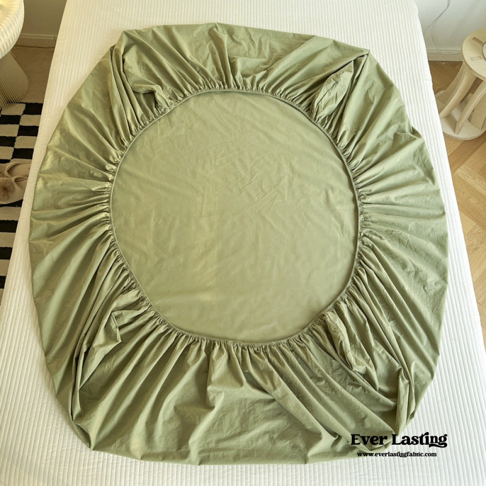 Washed Cotton Bed Sheets (12 Colors)