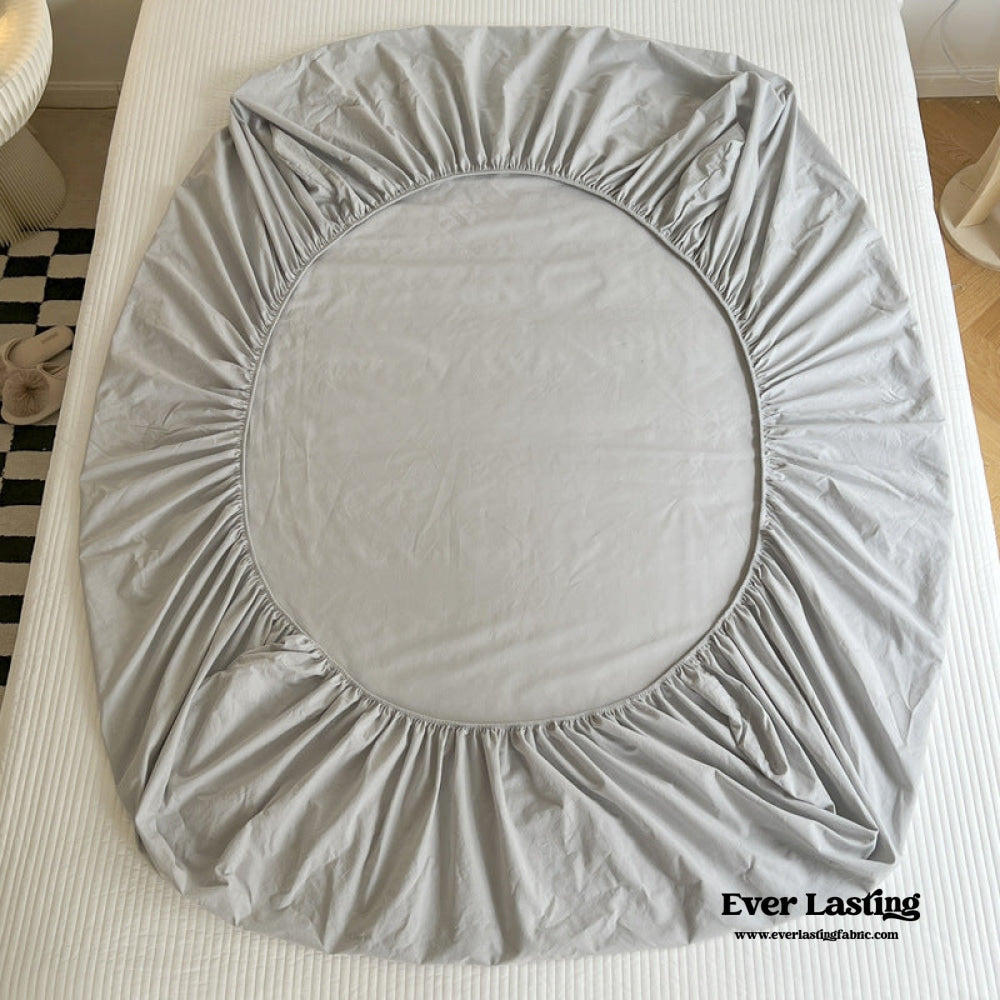 Washed Cotton Bed Sheets (12 Colors)
