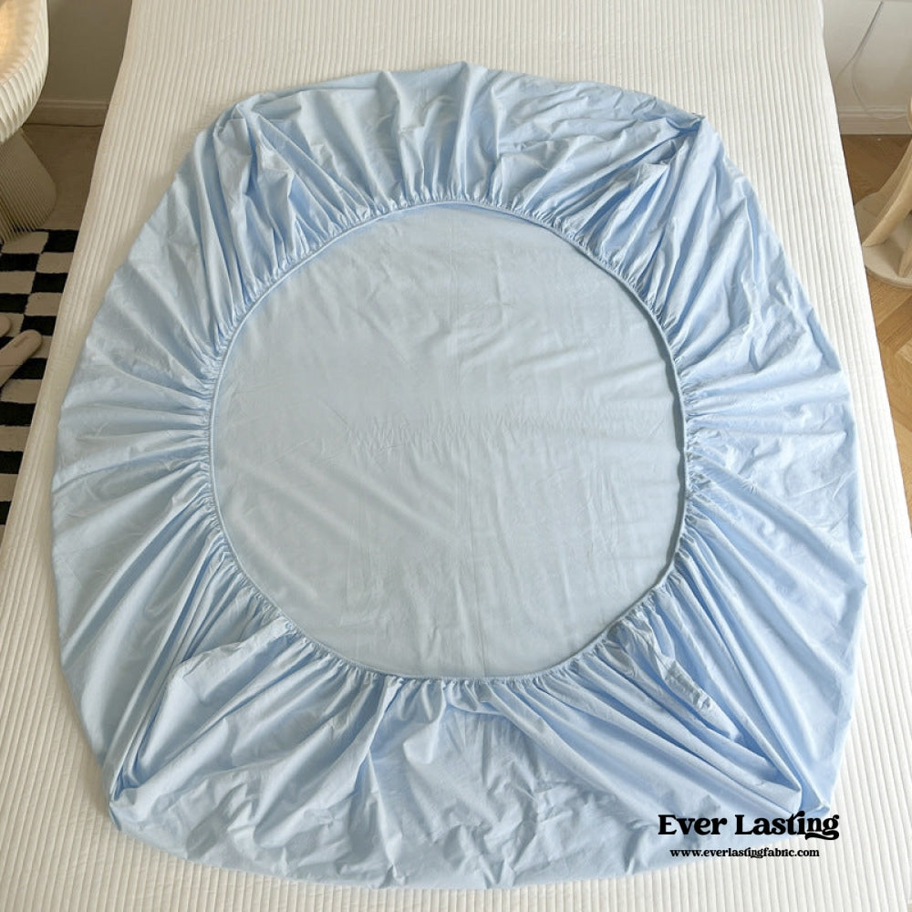Washed Cotton Bed Sheets (12 Colors)