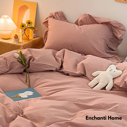 Modern Ruffle Bedding Set / Multicolors