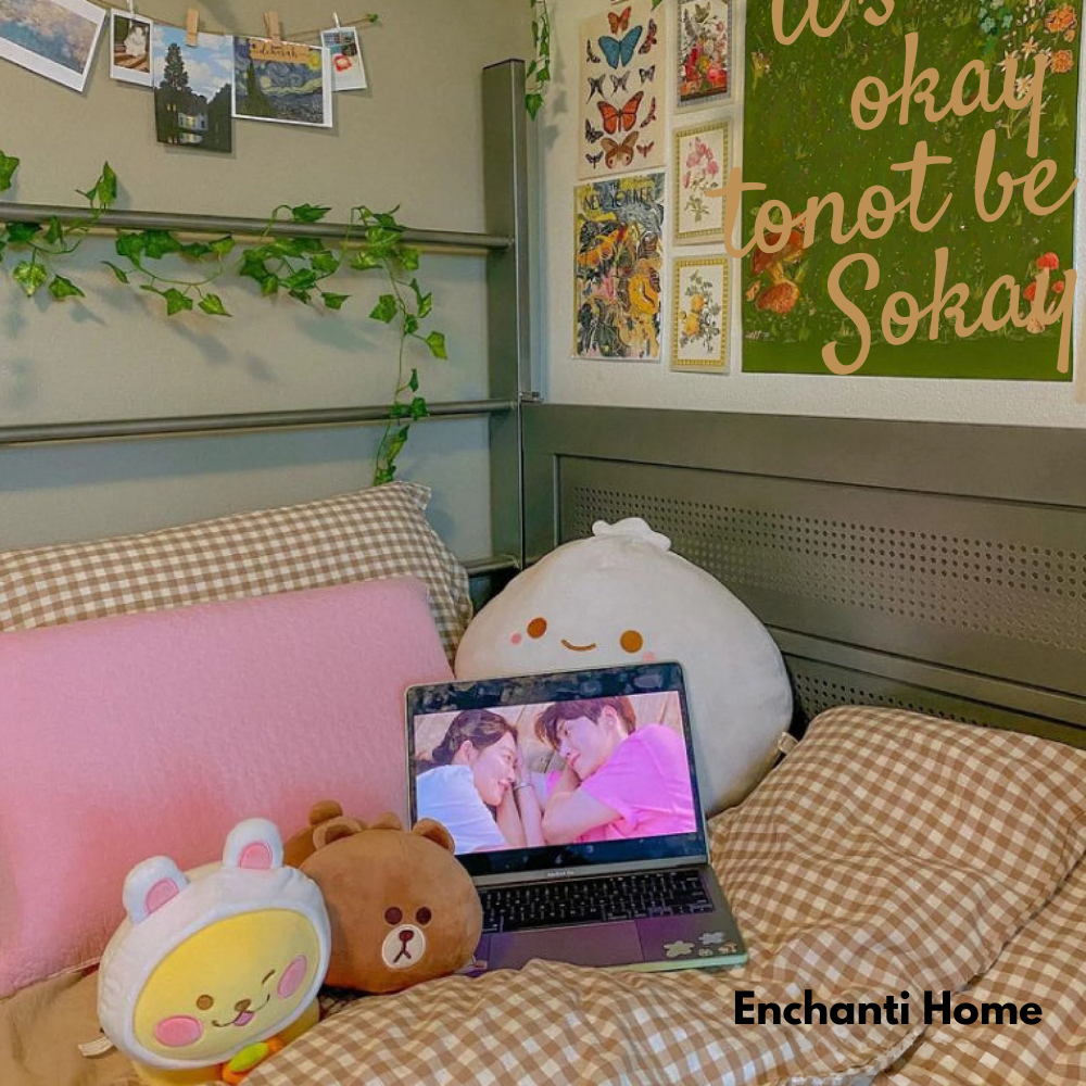 Gingham Bedding Set / 5 Colors