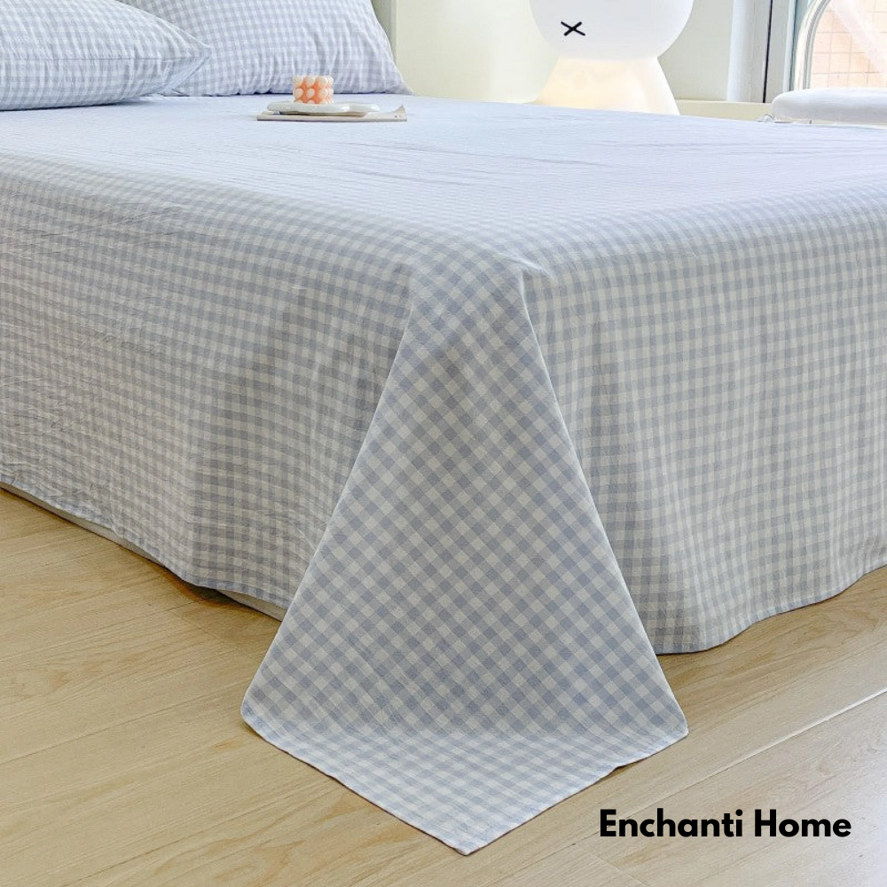 Assorted Gingham Bed Sheet Set / Multicolor