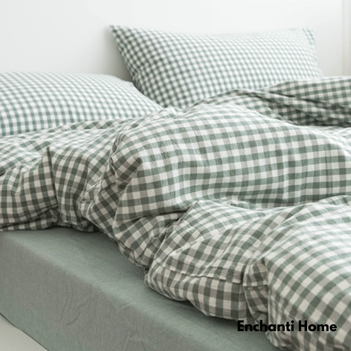 Gingham Bedding Set / Multicolors