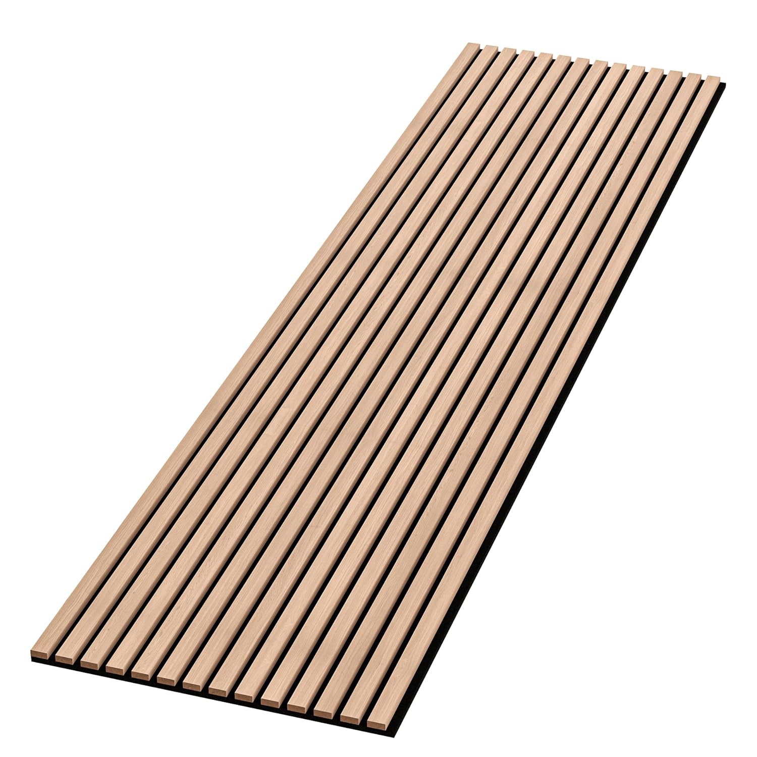 Golden Oak Acoustic Slat Wall Panels / Soundproof