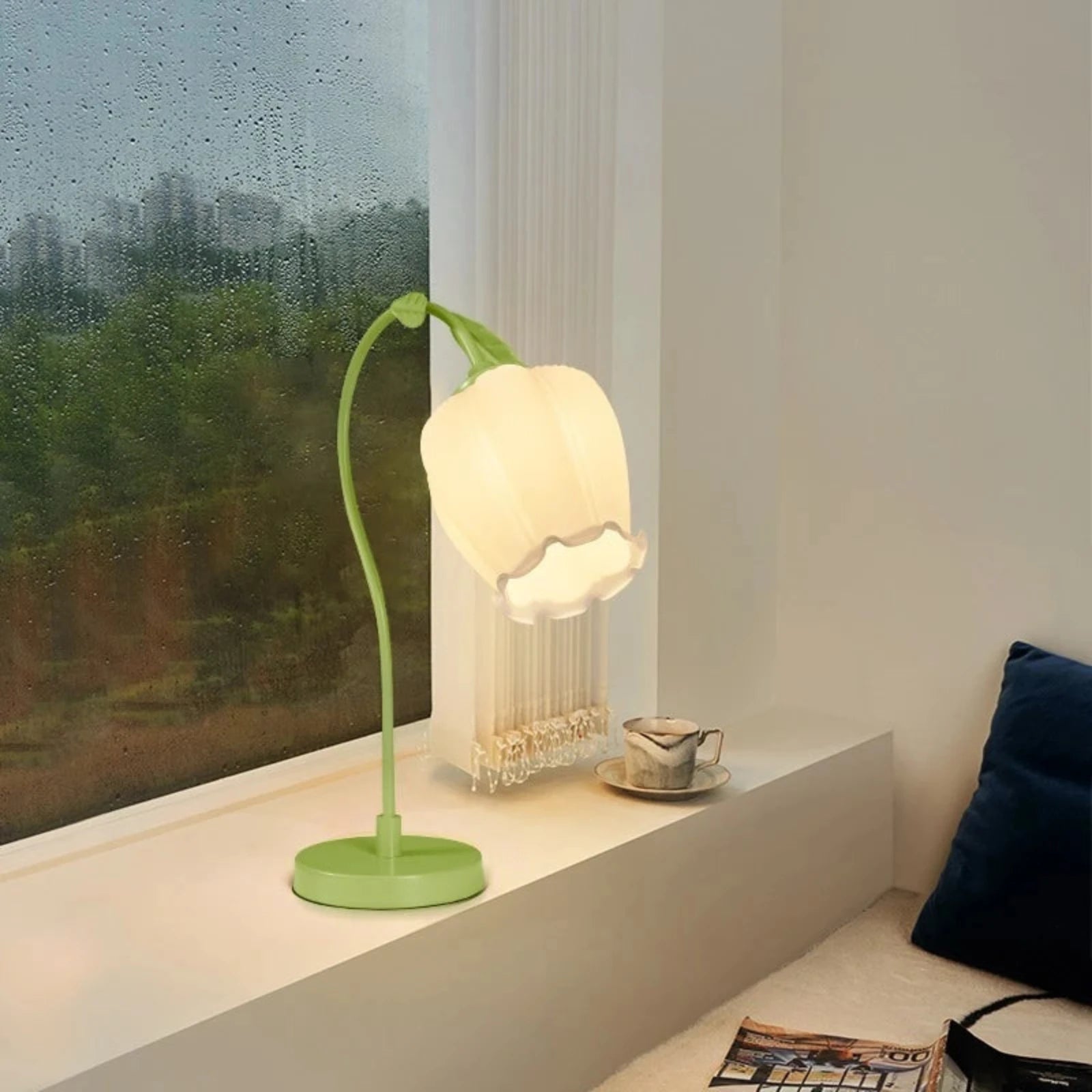 Nordic Bell Orchid Floor Lamp