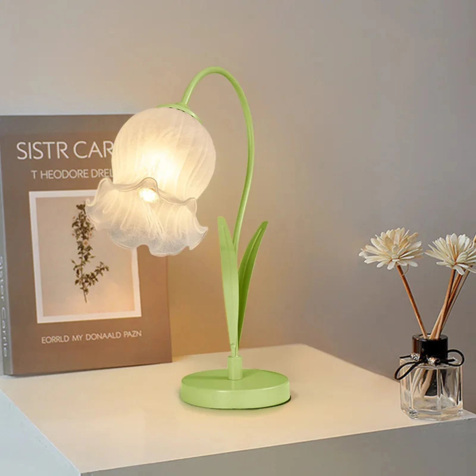 Nordic Bell Orchid Floor Lamp