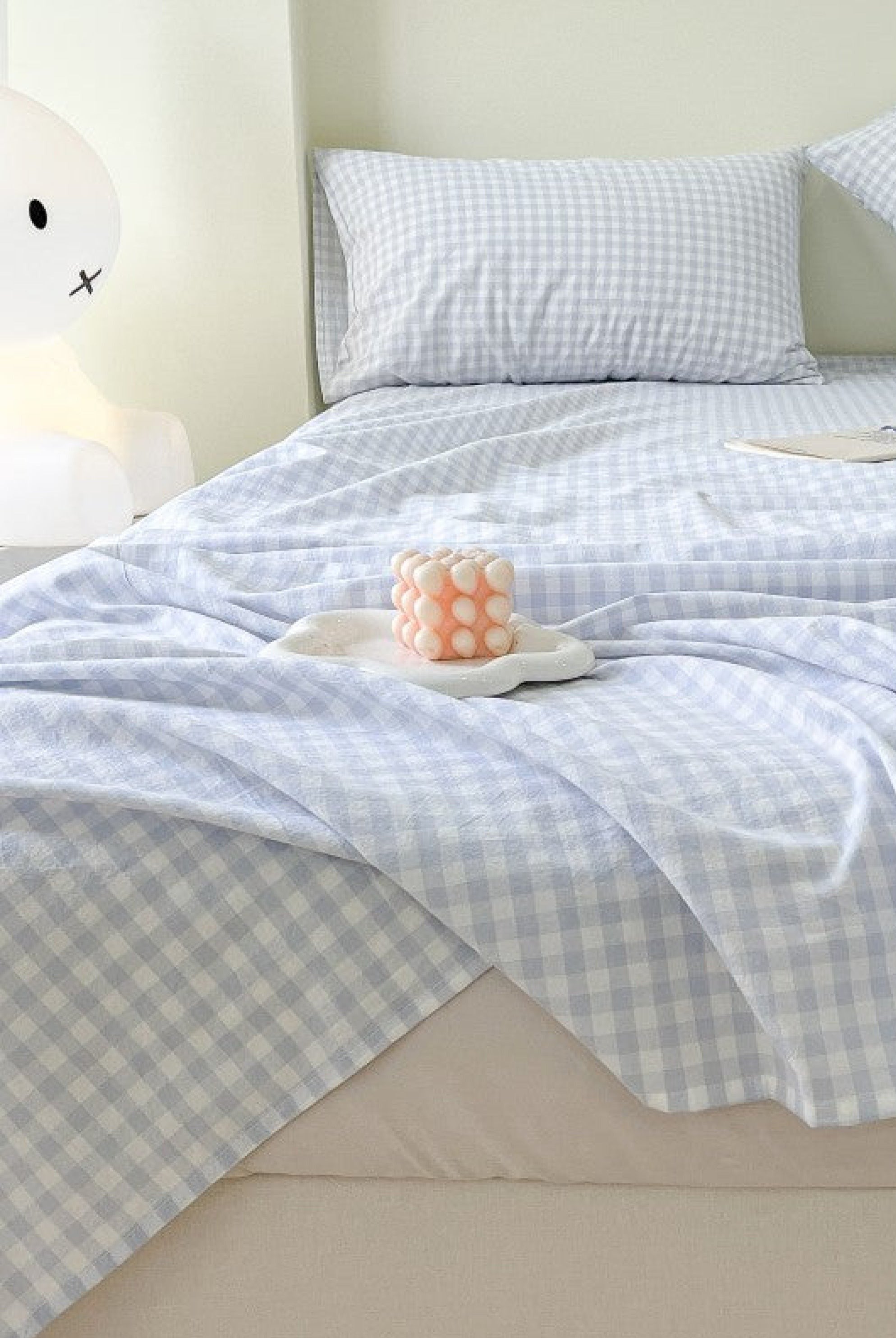 Assorted Gingham Bed Sheet Set / Multicolor