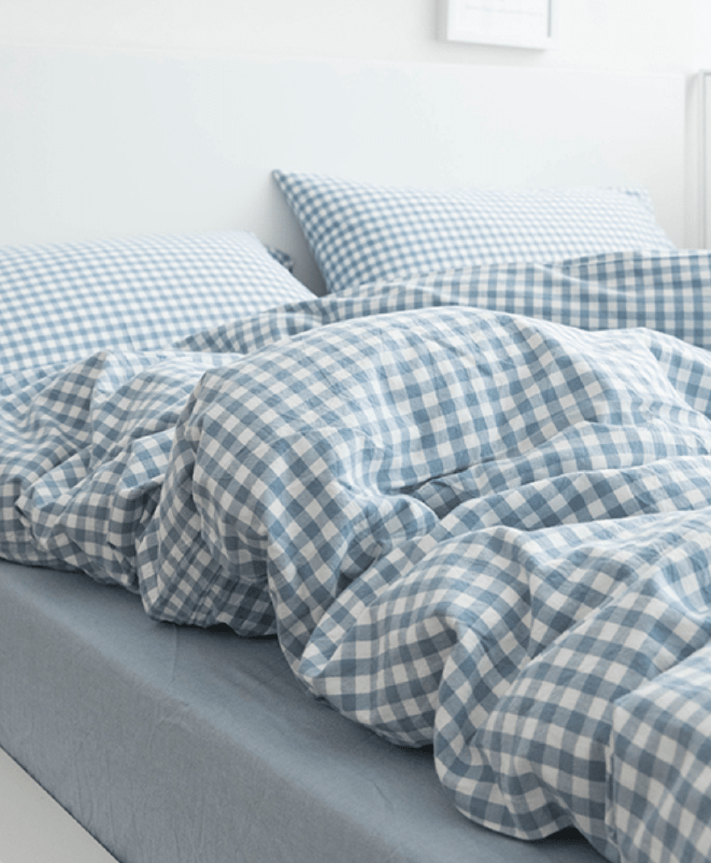 Gingham Duvet Set / 5 Colors