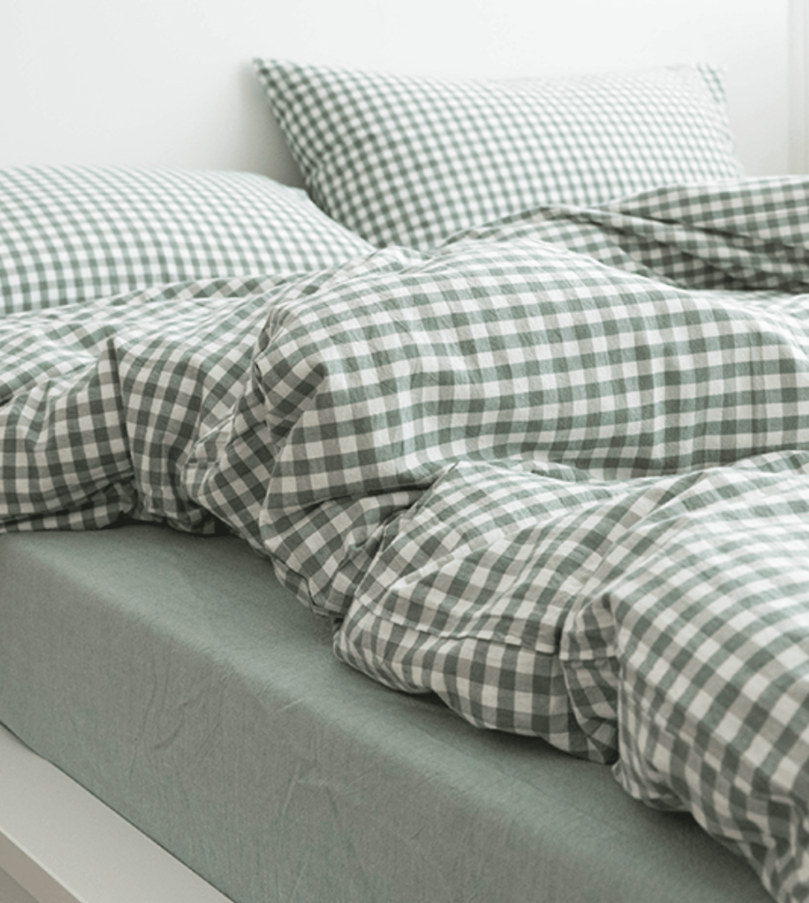 Gingham Duvet Set / 5 Colors