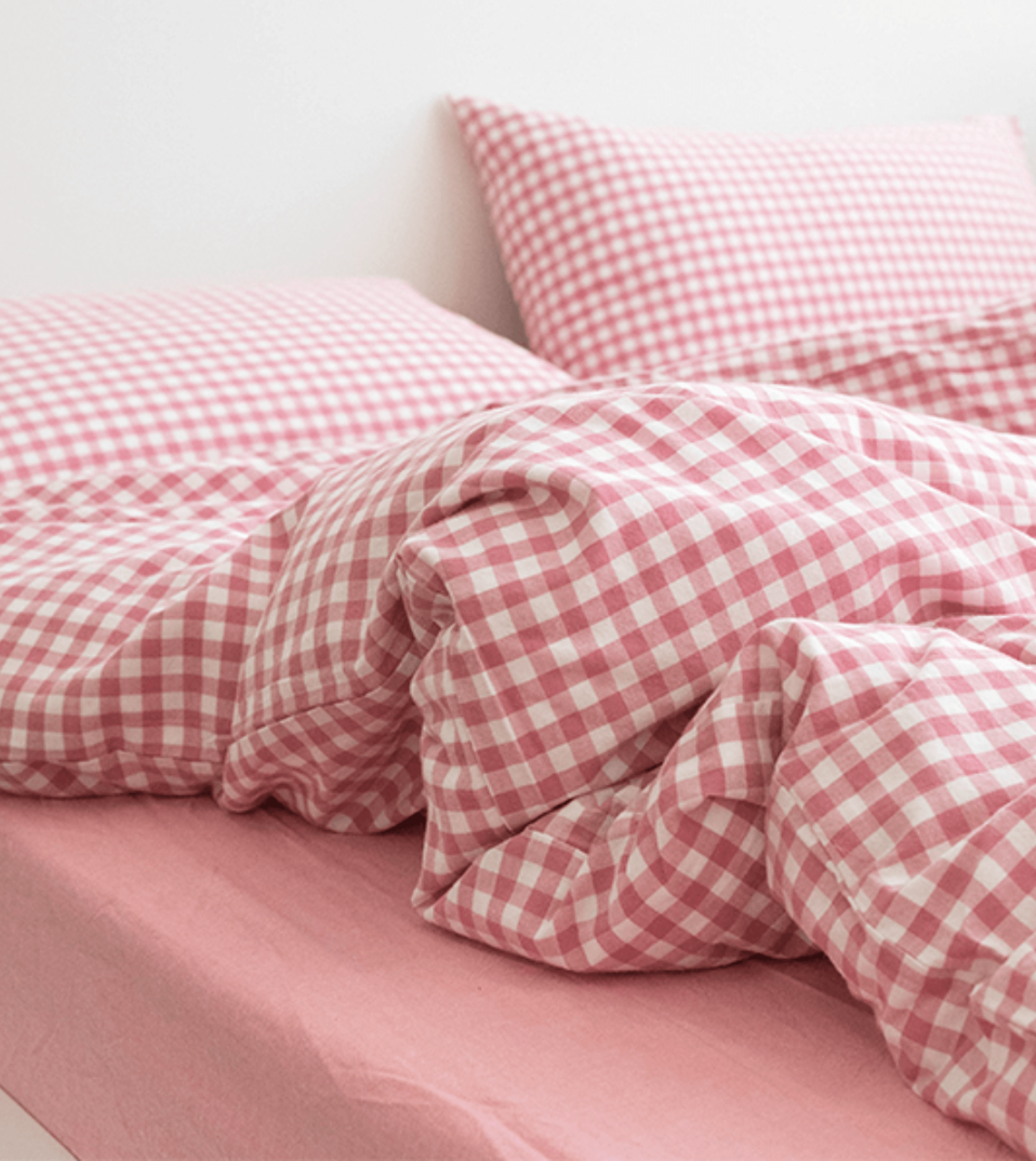 Gingham Duvet Set / 5 Colors