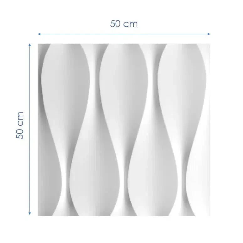 Sandglass 3D Wall Panels / White