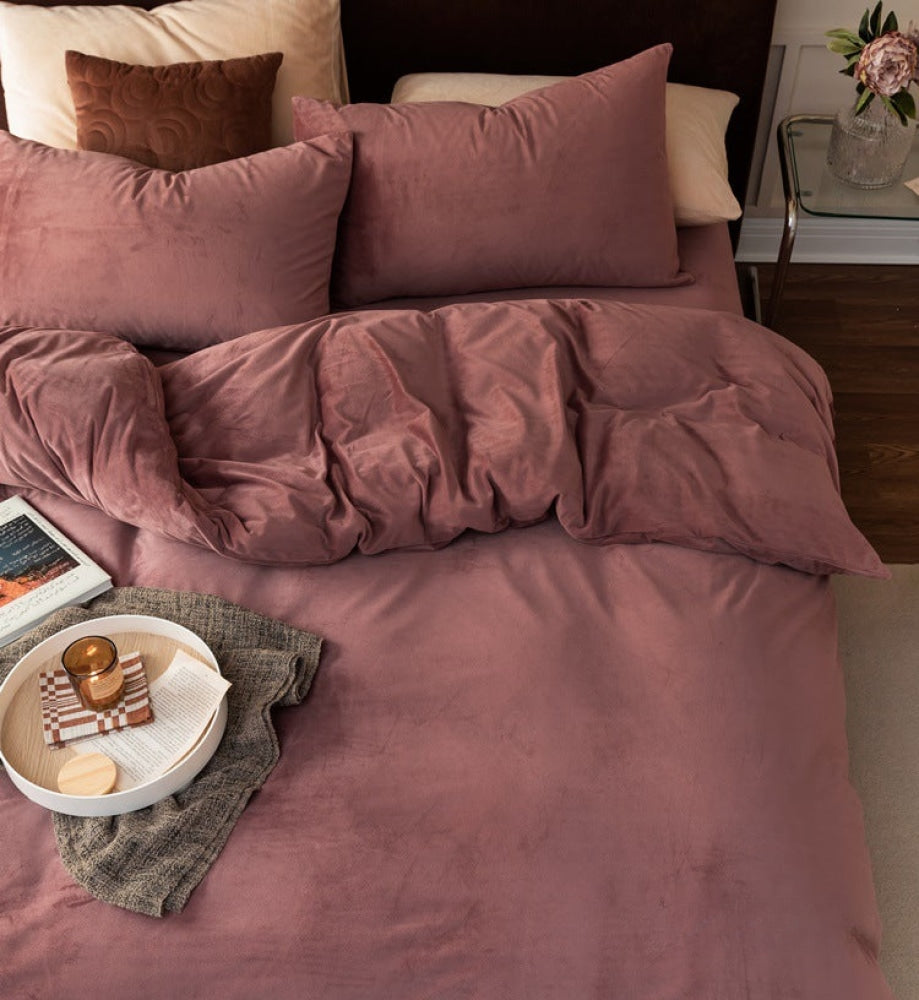 Velvet Bedding Set