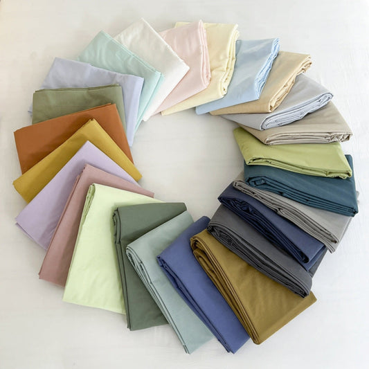 Washed Cotton Pillowcases (12 Colors)
