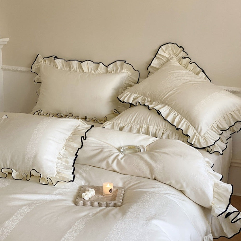 Silky Ruffle Bedding Bundle