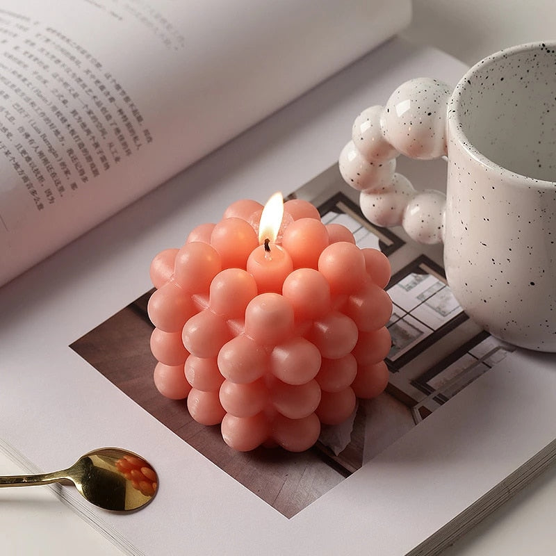 Bubble Cube Candle