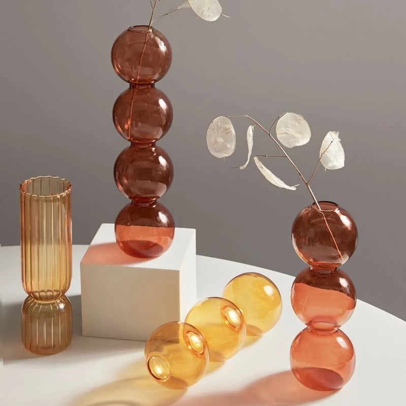 Glass Candlestick Holder/Vase