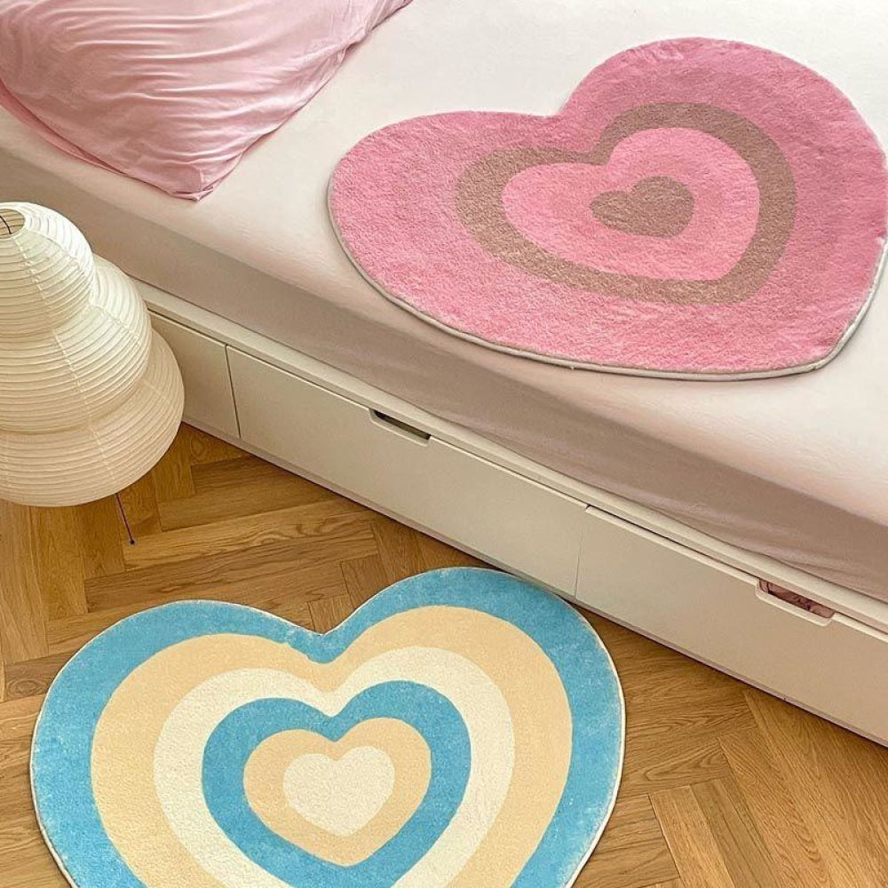 Heart Rug (Pink or Blue)