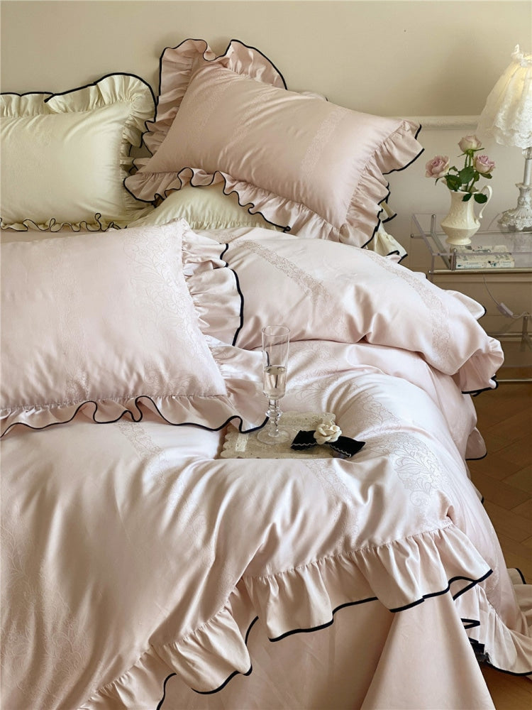 Silky Ruffle Bedding Bundle