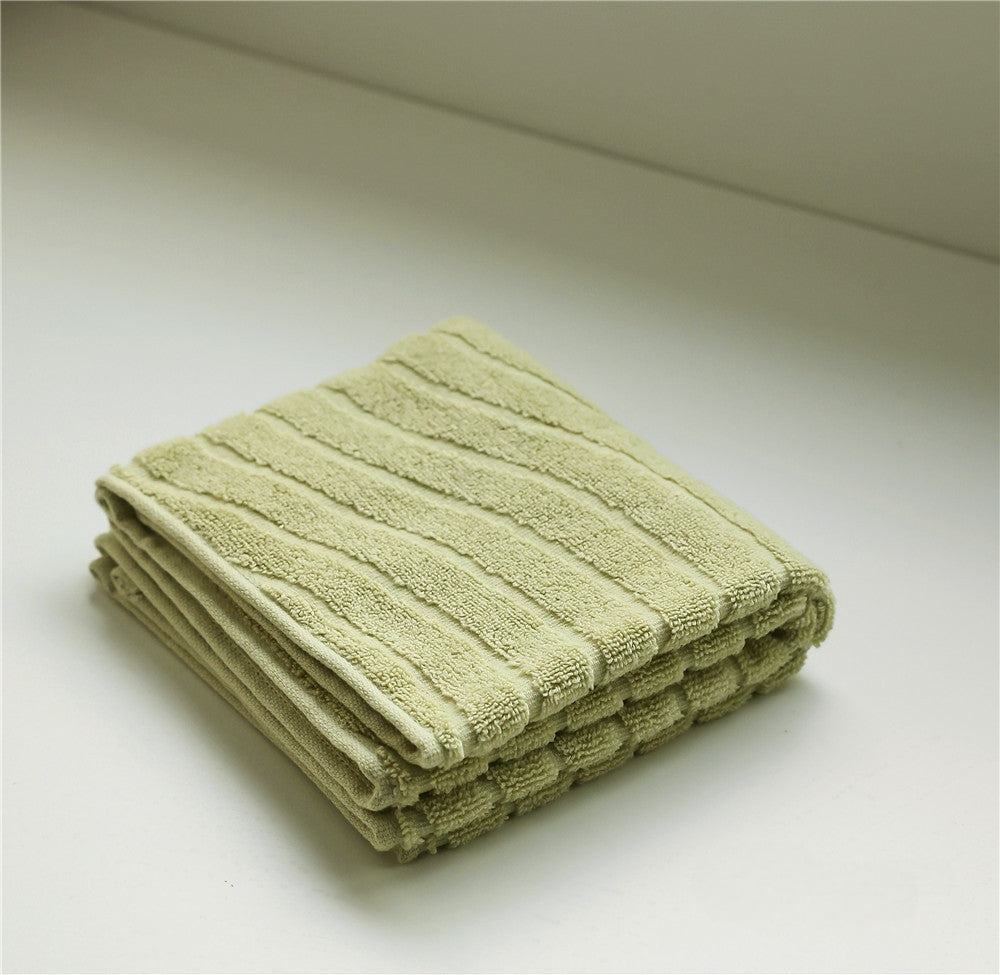 Wavy Cotton Towel / Beige