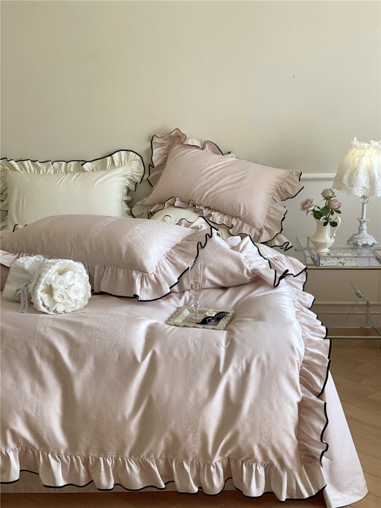 Silky Ruffle Bedding Bundle