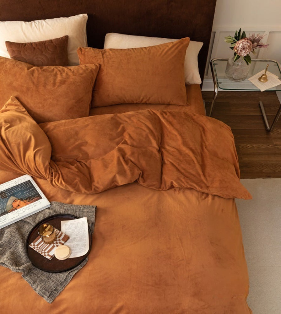 Velvet Bedding Set