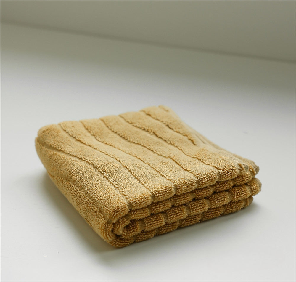 Wavy Cotton Towel / Beige