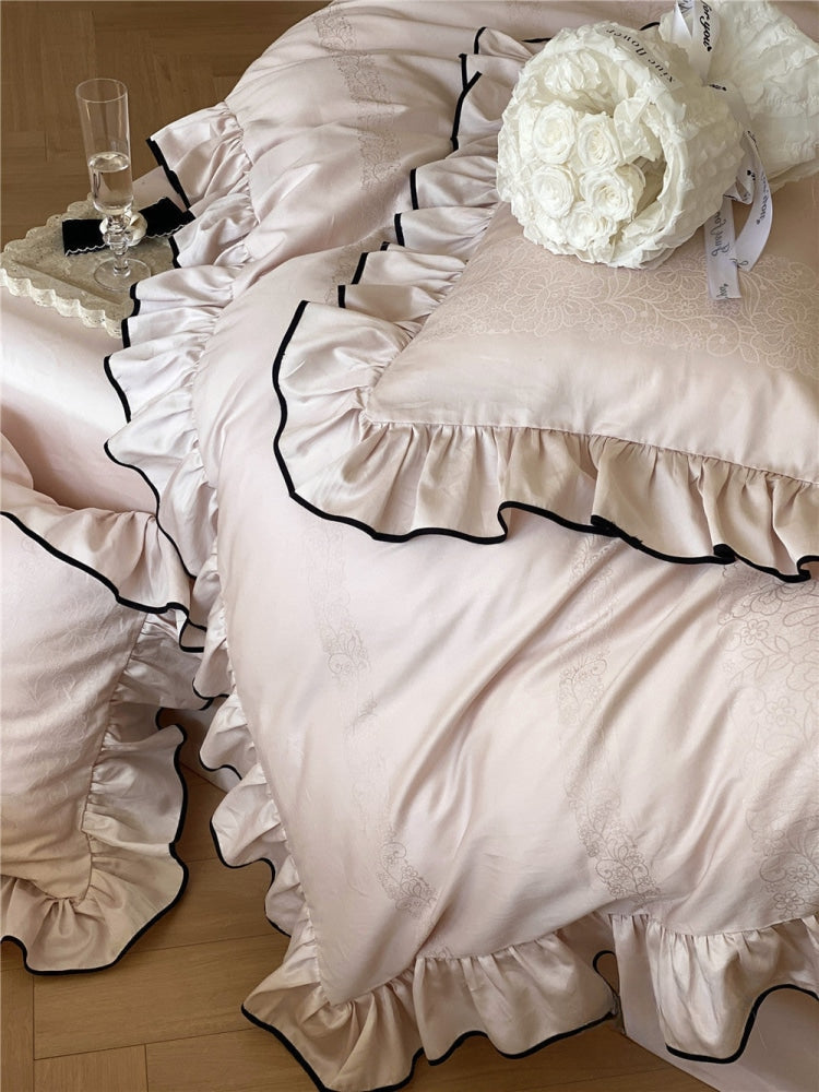 Silky Ruffle Bedding Bundle