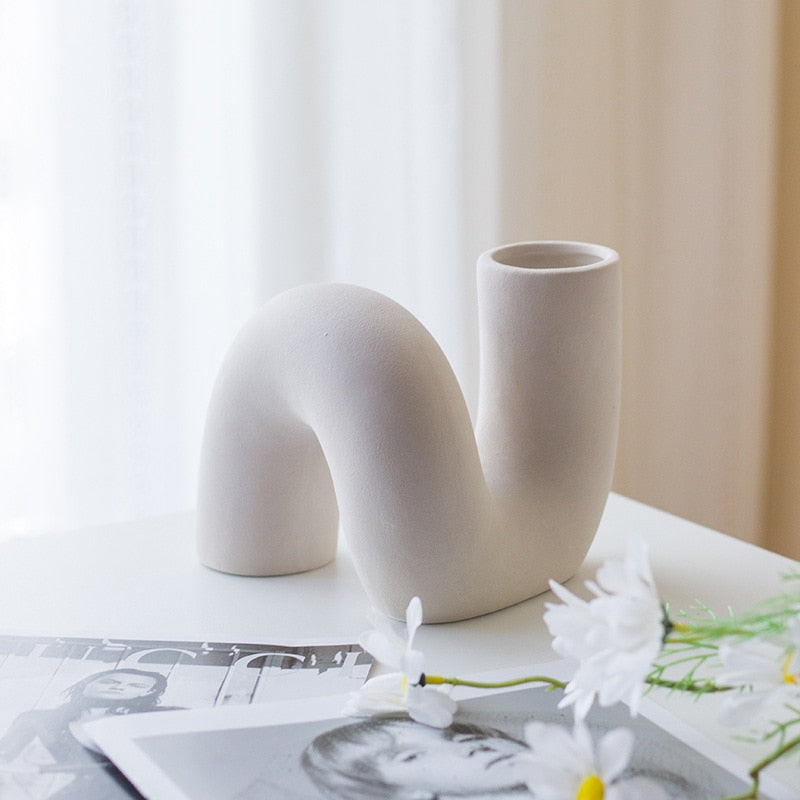 Squiggle Ceramic Vase