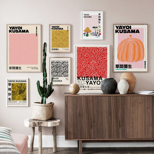 Yayoi Kusama Abstract Posters