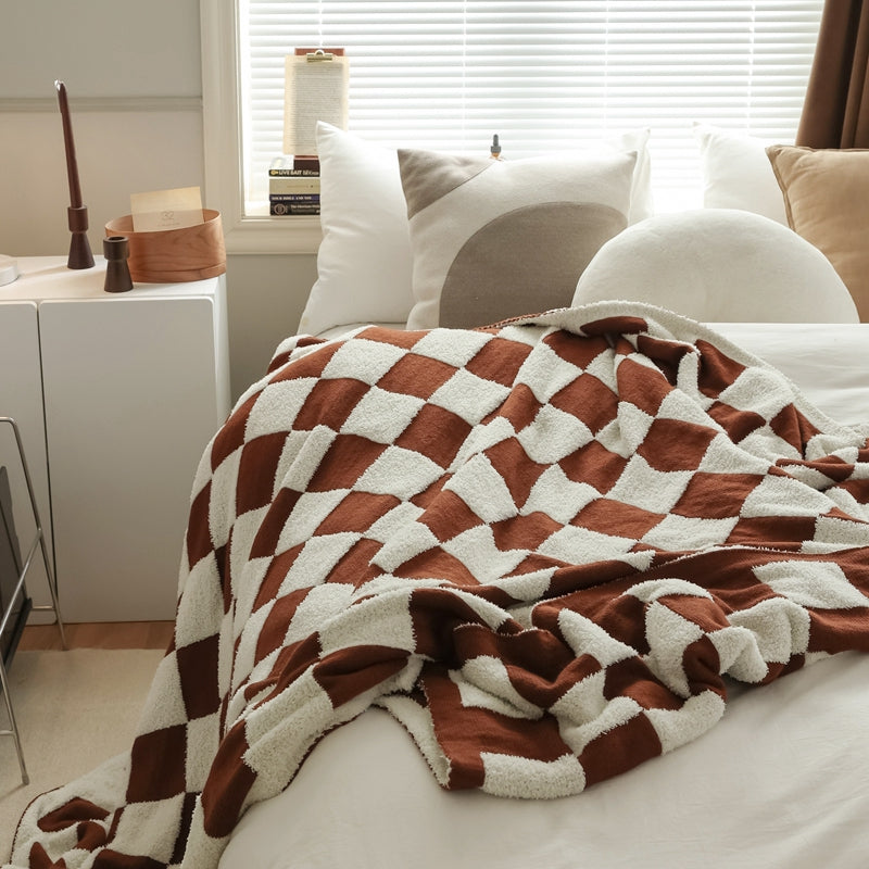 Checkerboard blanket