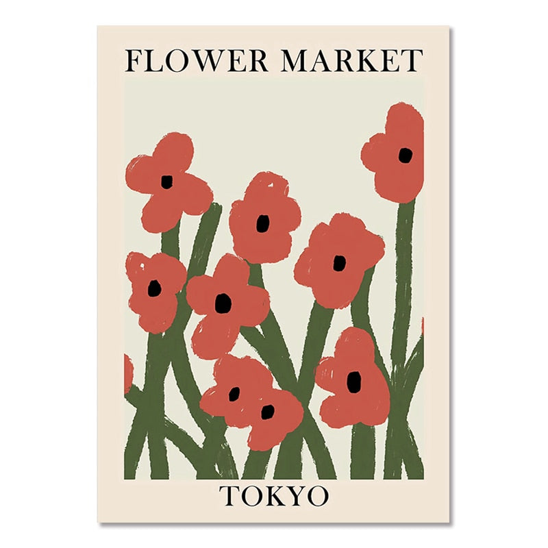 Flower Market Posters