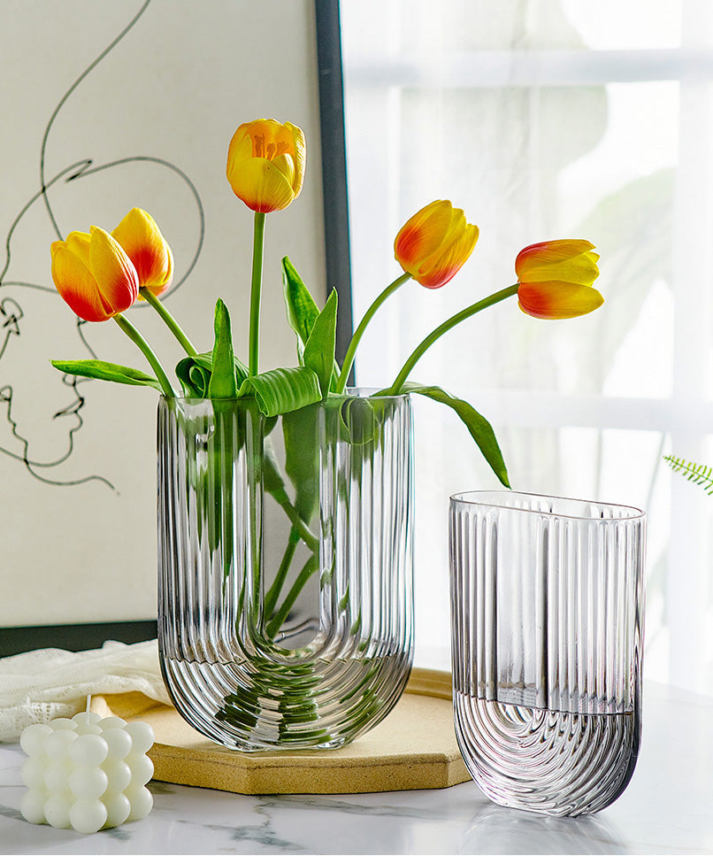 U-Shaped Neutral Vase