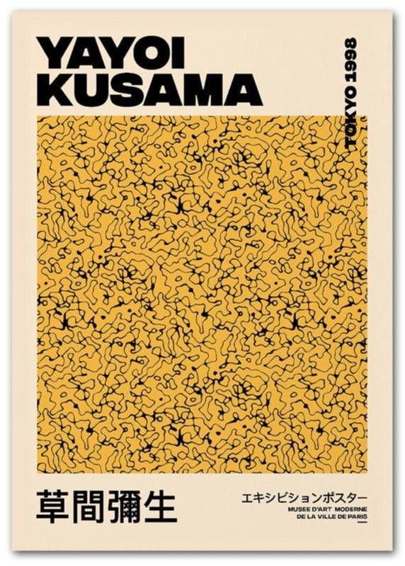 Yayoi Kusama Abstract Posters