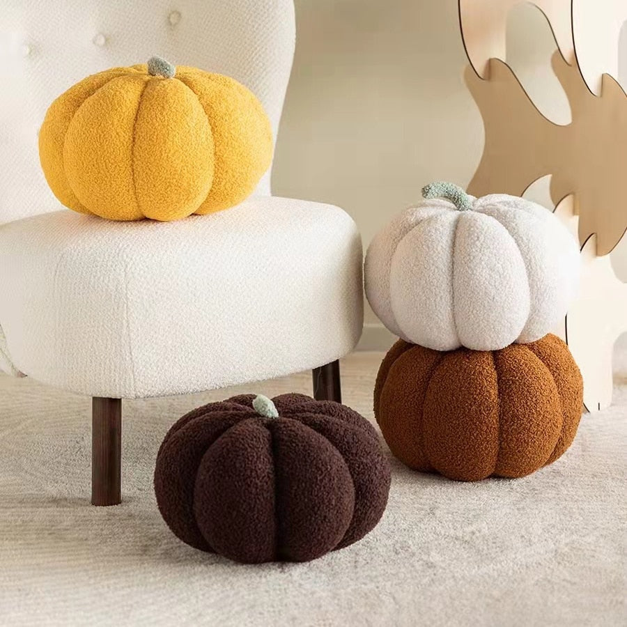 Plush Pumpkin Pillow