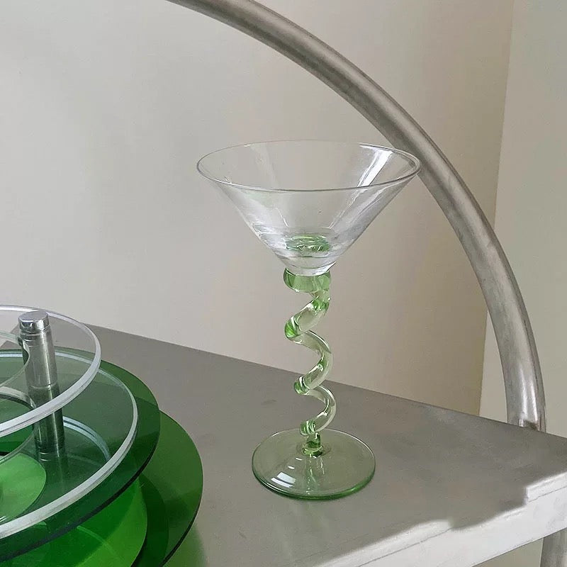 Spiral Cocktail Glass