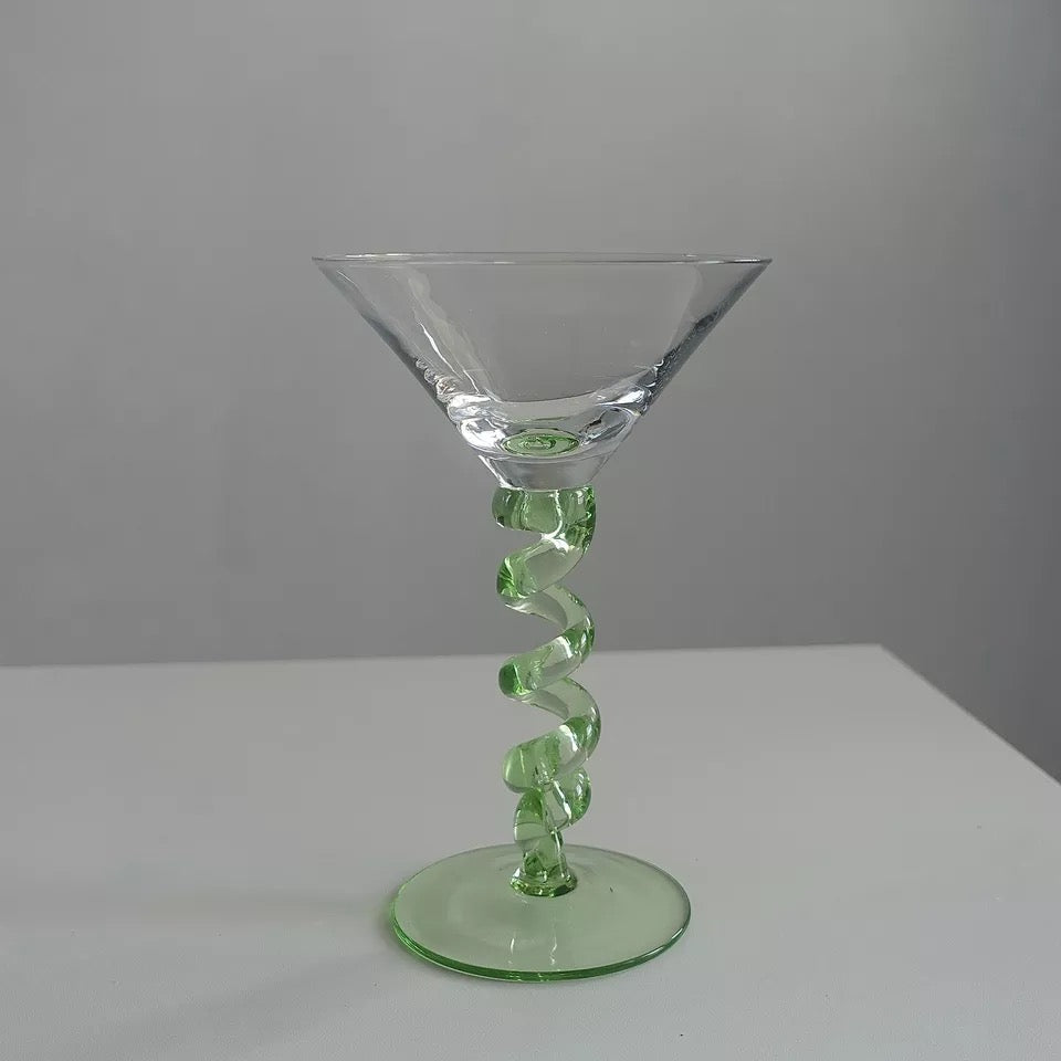 Spiral Cocktail Glass