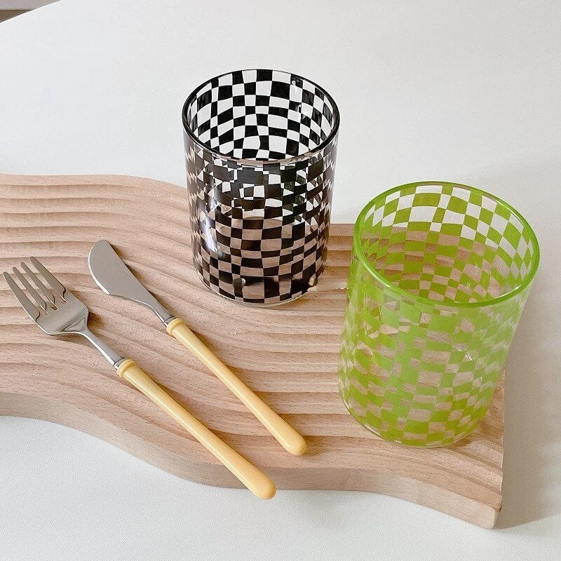 Cute Life Checkerboard Glasses
