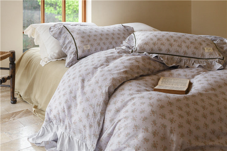 Ruffle Floral Bedding Bundle