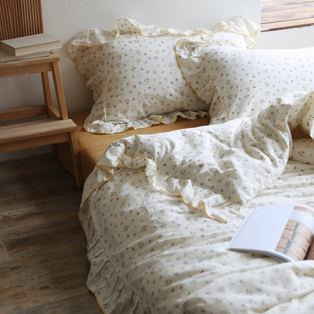 Ruffle Floral Bedding Bundle