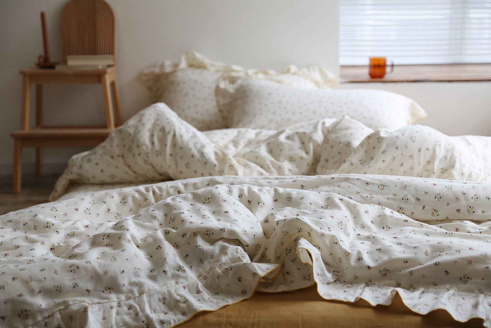 Ruffle Floral Bedding Bundle