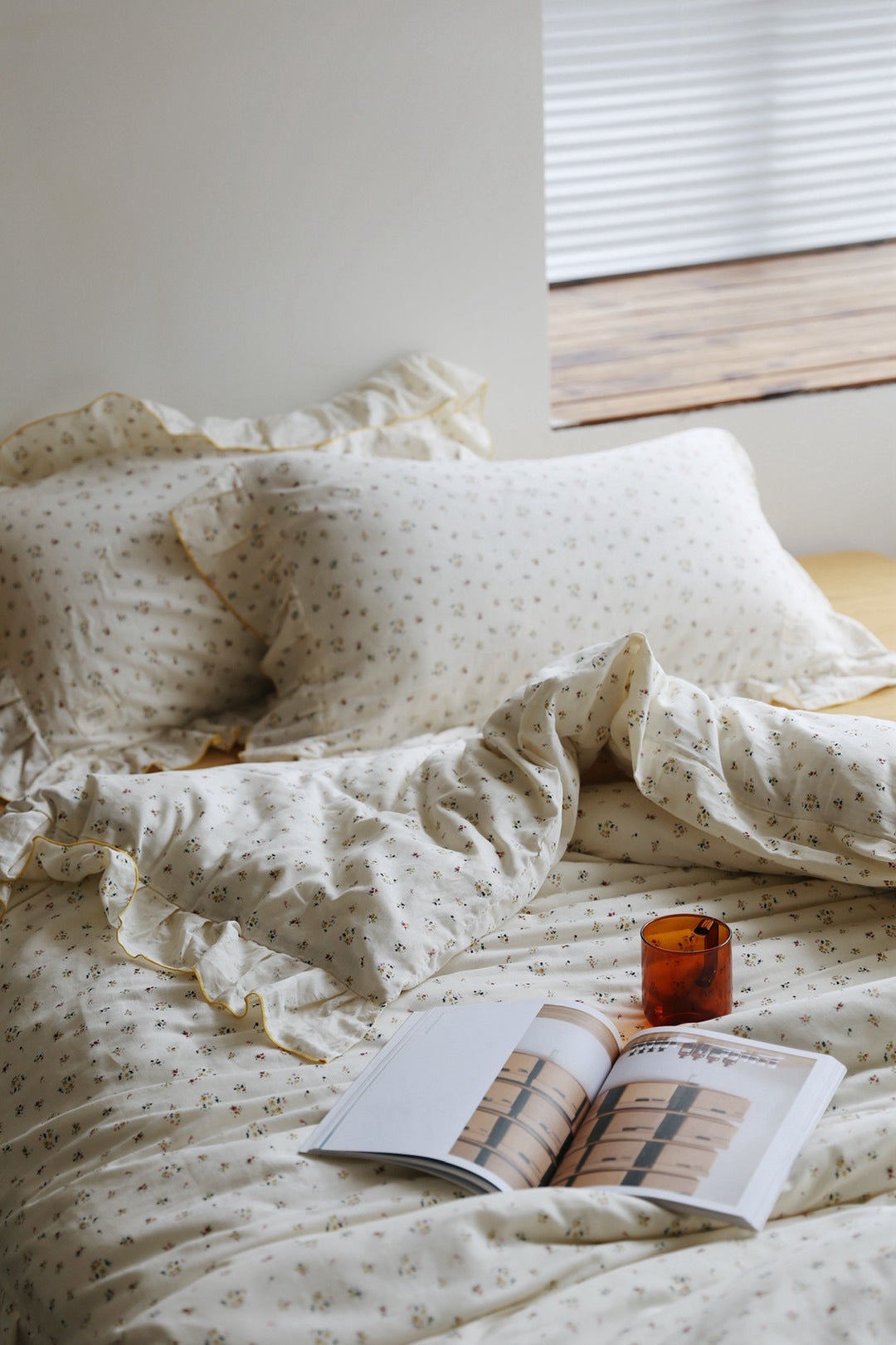 Ruffle Floral Bedding Bundle