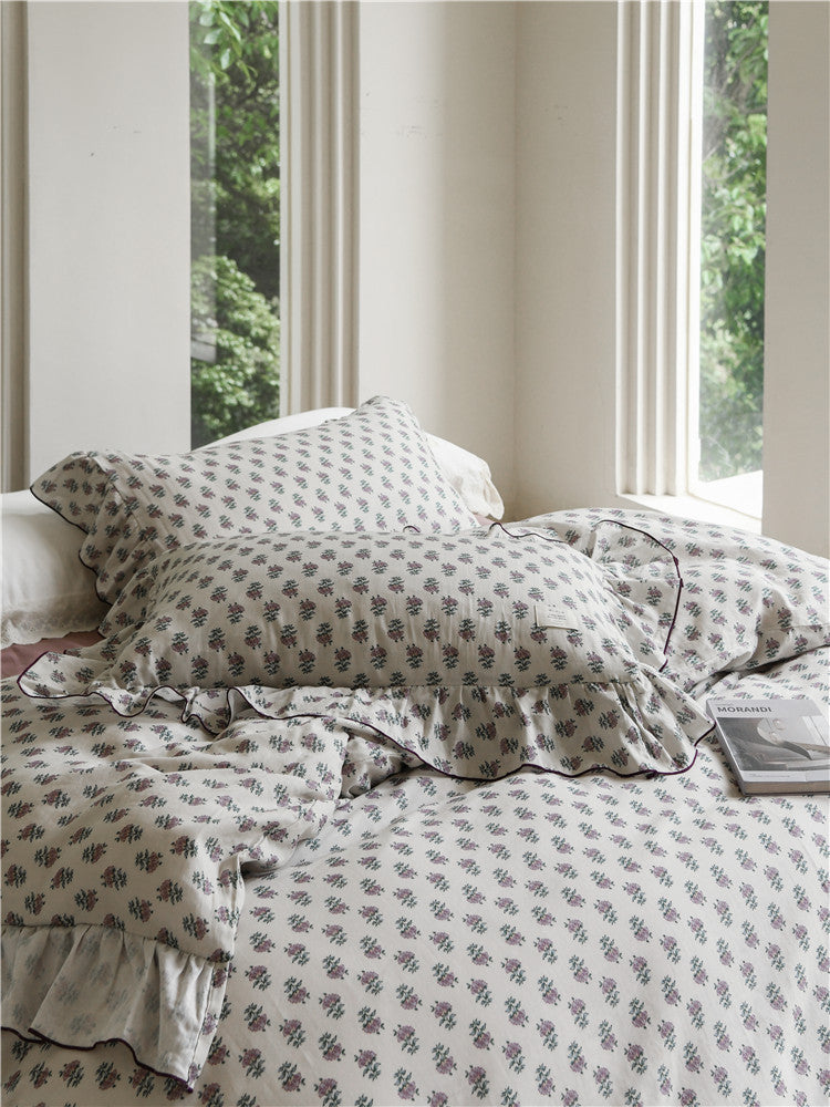 Ruffle Floral Bedding Bundle