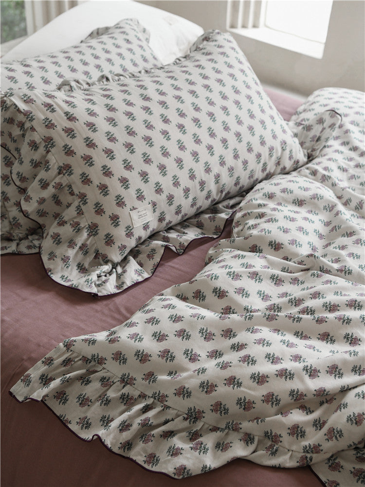 Ruffle Floral Bedding Bundle
