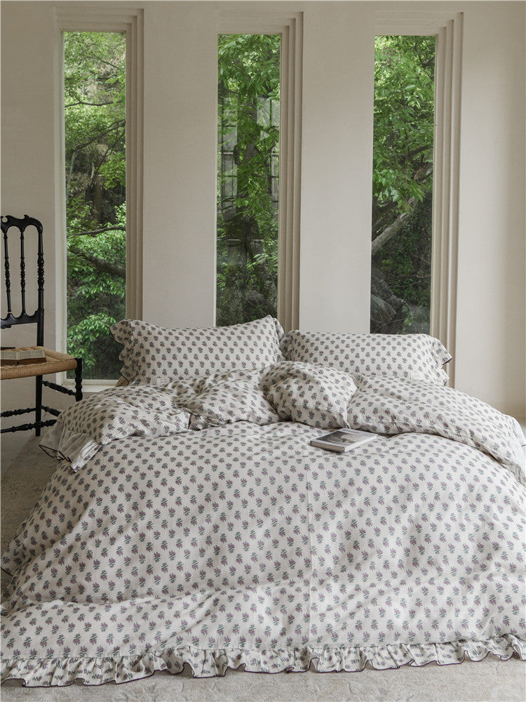 Ruffle Floral Bedding Bundle