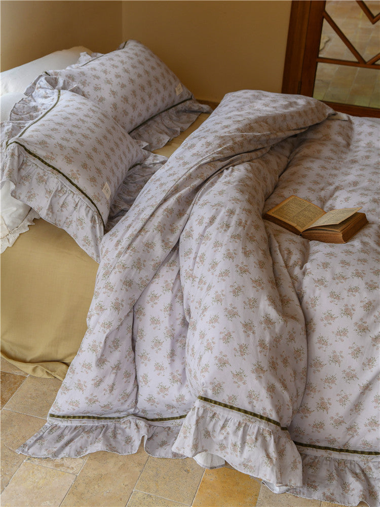 Ruffle Floral Bedding Bundle
